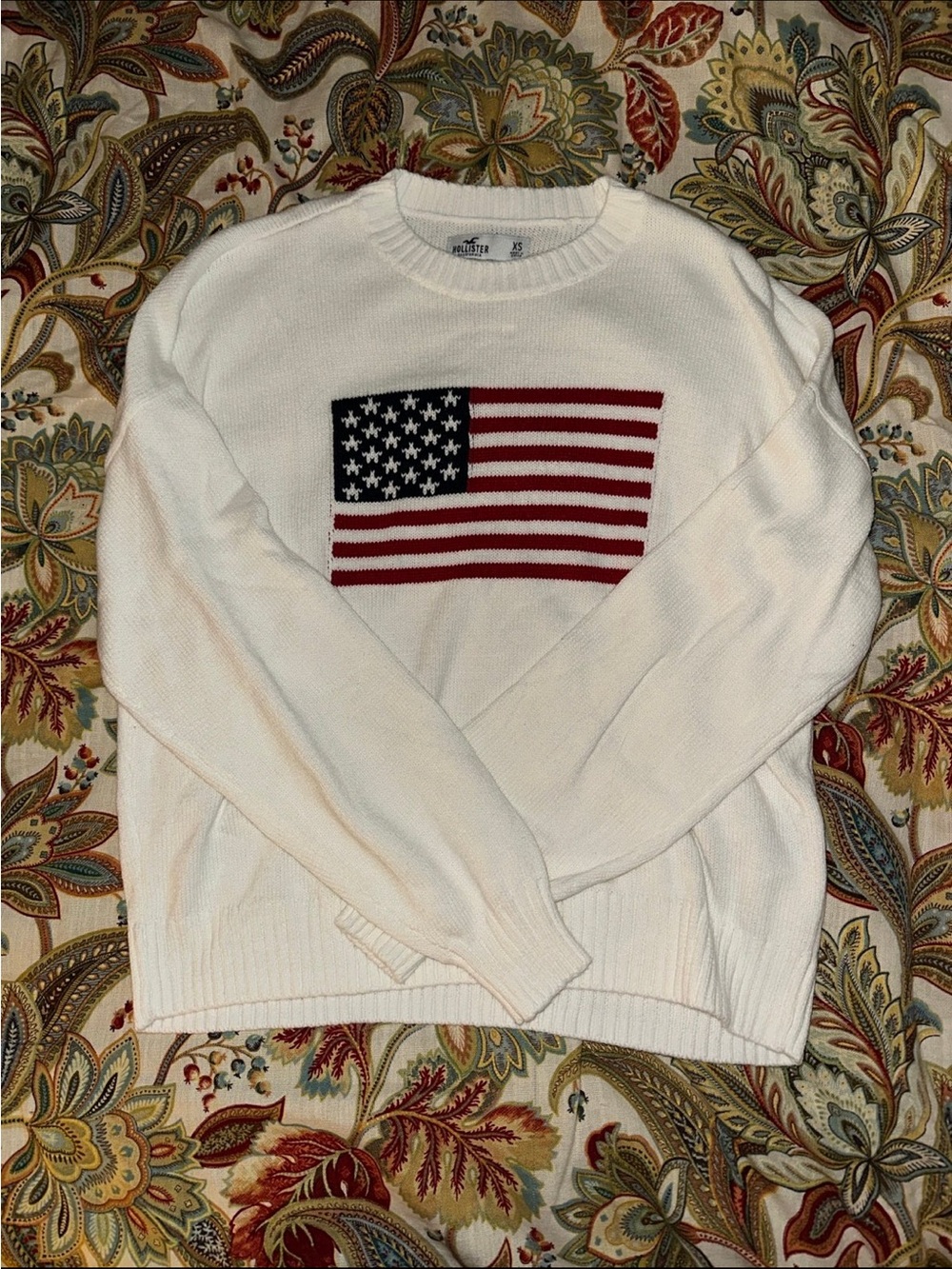 Hollister Flag Sweater